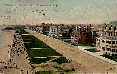 Ocean Grove, North End Beach, 1912