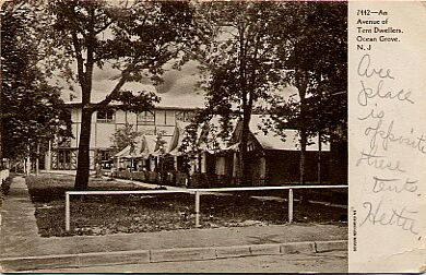 Ocean Grove Camp Meeting Tents, 1906. 