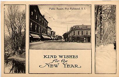 Port Richmond Square, Circa 1910.